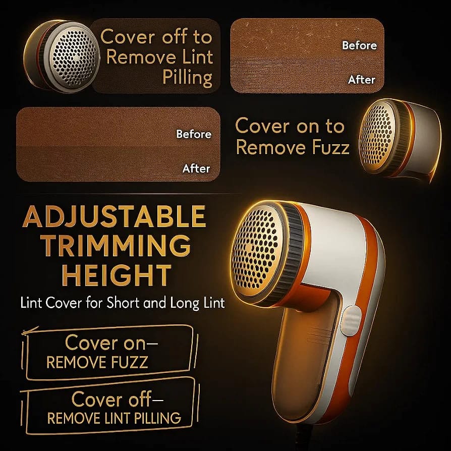 Electric Lint Remover – Fabric Shaver & Clothes Fuzz Remover
